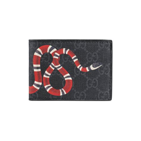 gucci snake men|authentic Gucci snake wallet.